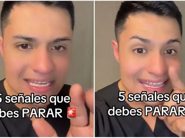 Kinesiólogo reveló señales de que debes parar
