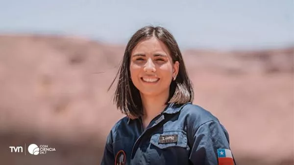 Tatiana López: busca ser la primera chilena en viajar al espacio.
