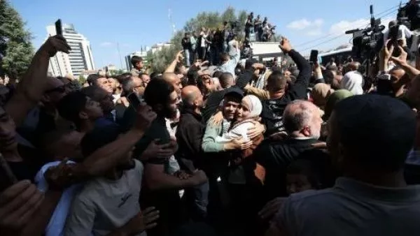 Liberación de rehenes palestinos