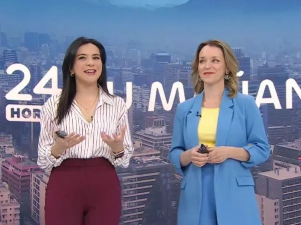 Carla Zunino y Valentina Reyes en 24 Horas Tu Mañana