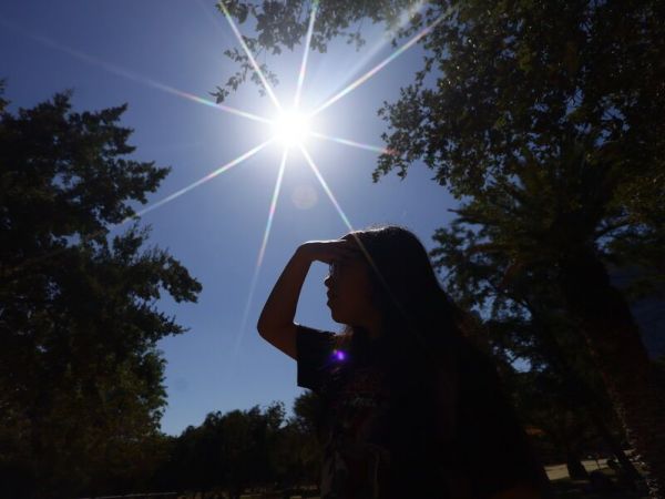 Calor en Santiago. Advertencia de Meteorología por altas temperaturas