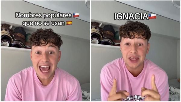 tiktoker español con nombres chilenos poco comunes en España