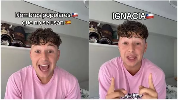 tiktoker español con nombres chilenos poco comunes en España