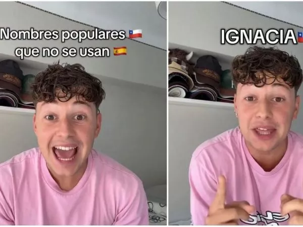tiktoker español con nombres chilenos poco comunes en España