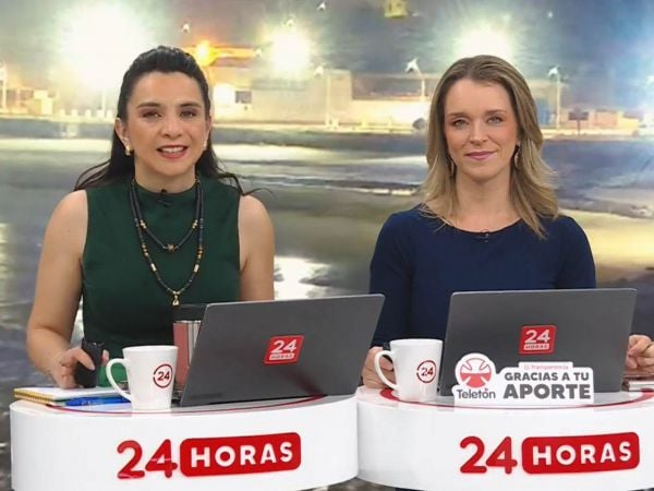 Valentina Reyes y Carla Zunino en 24 Horas Tu Mañana.