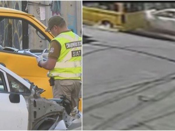 VIDEO: así fue el fatal choque de delincuentes a furgón escolar que dejó un niño fallecido