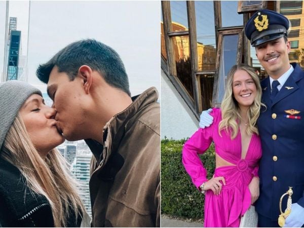 El último adiós a piloto de la FACh fallecido: "Sacaste lo mejor de mí, te buscaré en los cielos"