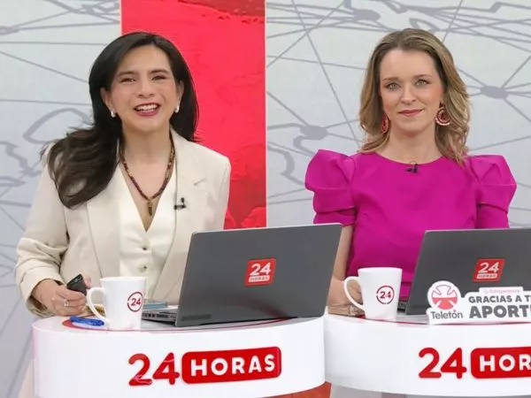 Carla Zunino y Valentina Reyes en 24 Horas Tu Mañana