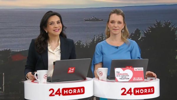 Carla Zunino y Valentina Reyes en 24 Horas Tu Mañana