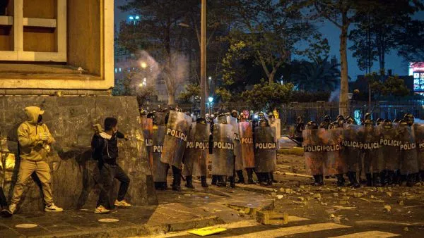 Manifestaciones en Perú.