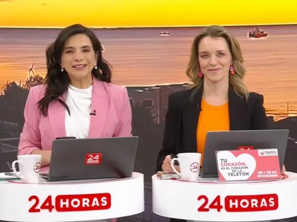 Carla Zunino y Valentina Reyes en 24 Horas Tu Mañana