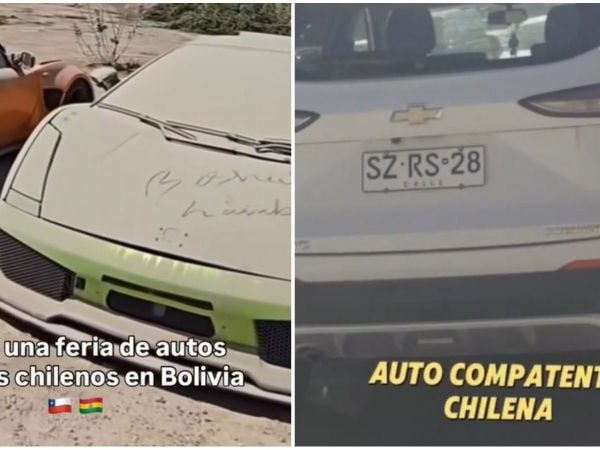 VIDEO: viralizan impactante "expo" de autos robados chilenos en Bolivia