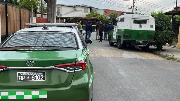 Violento turbazo a casa en San Joaquín