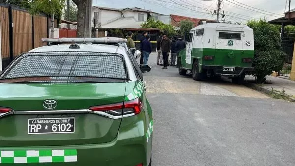 Violento turbazo a casa en San Joaquín