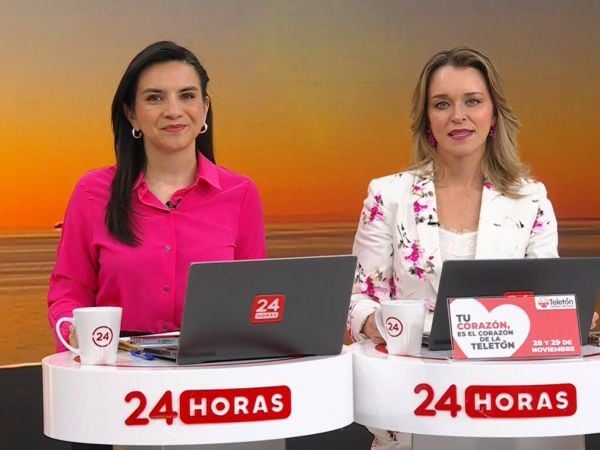 Valentina Reyes y Carla Zunino en 24 Horas Tu Mañana.