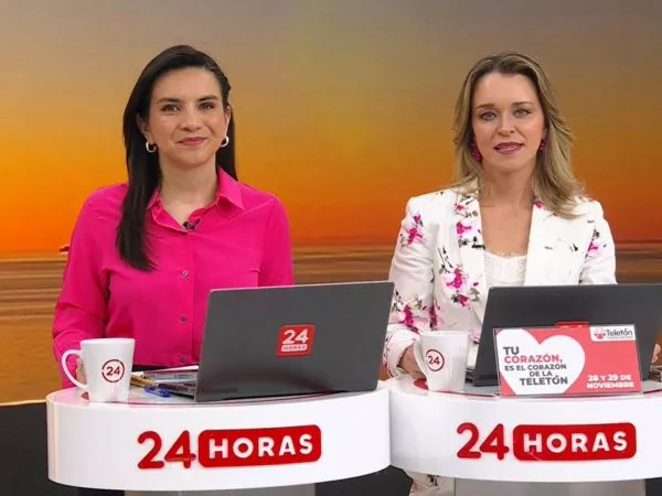 Valentina Reyes y Carla Zunino en 24 Horas Tu Mañana.