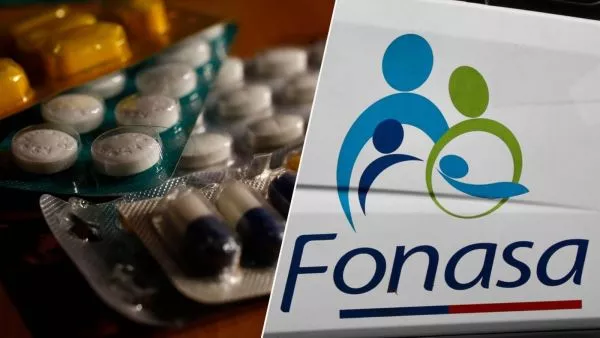 Medicamentos y logo de Fonasa