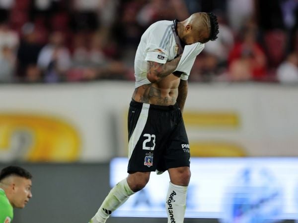 Arturo Vidal se lamenta empate ante Deportes Limache