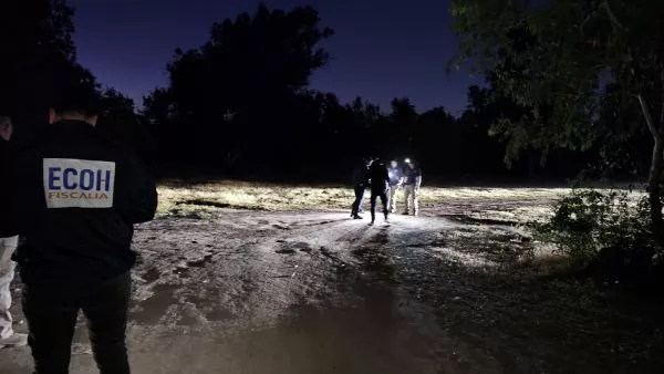 Canchas de fútbol en Buin donde fue atacado el hombre.