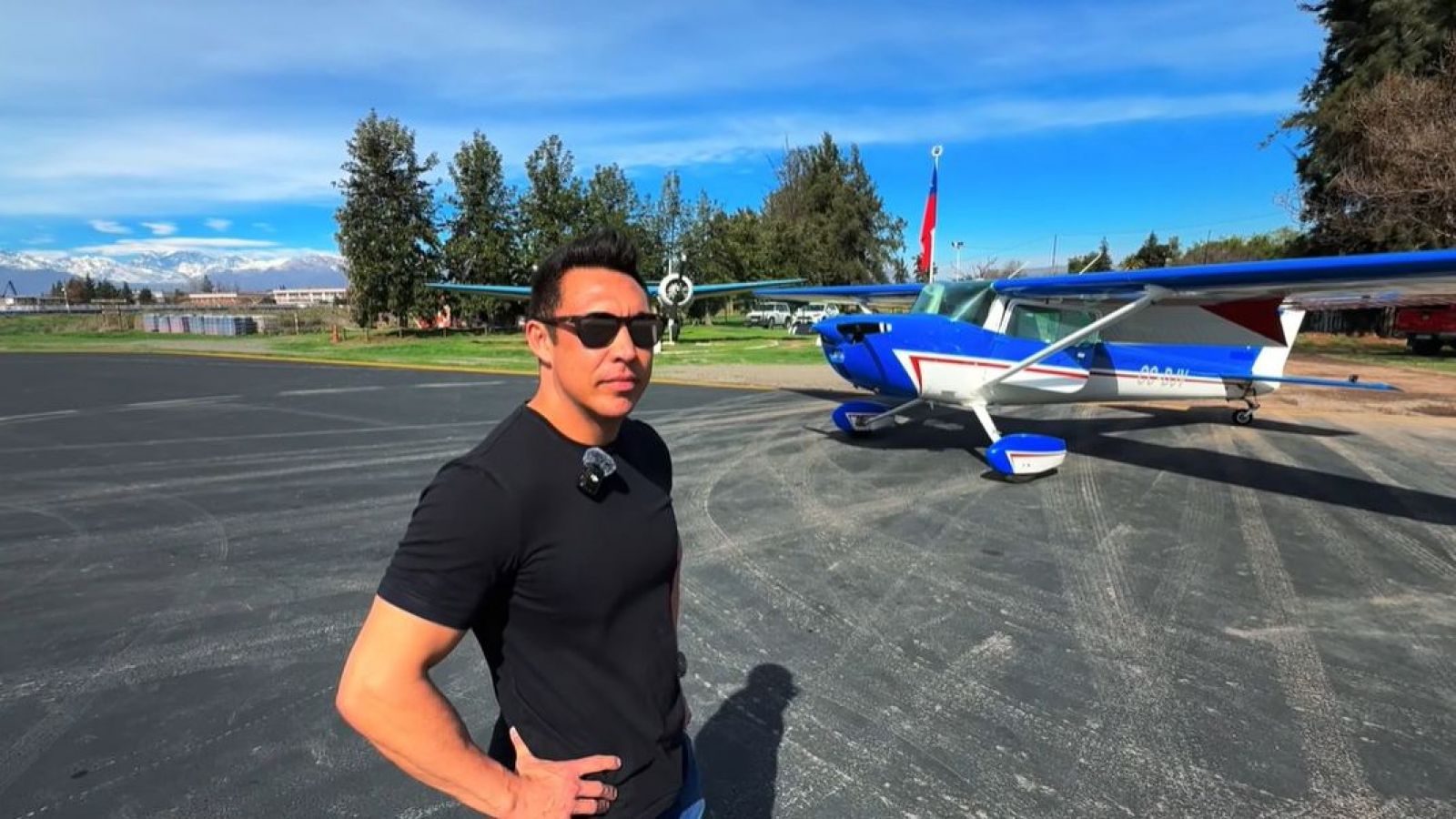 Piloto que captó en una avioneta