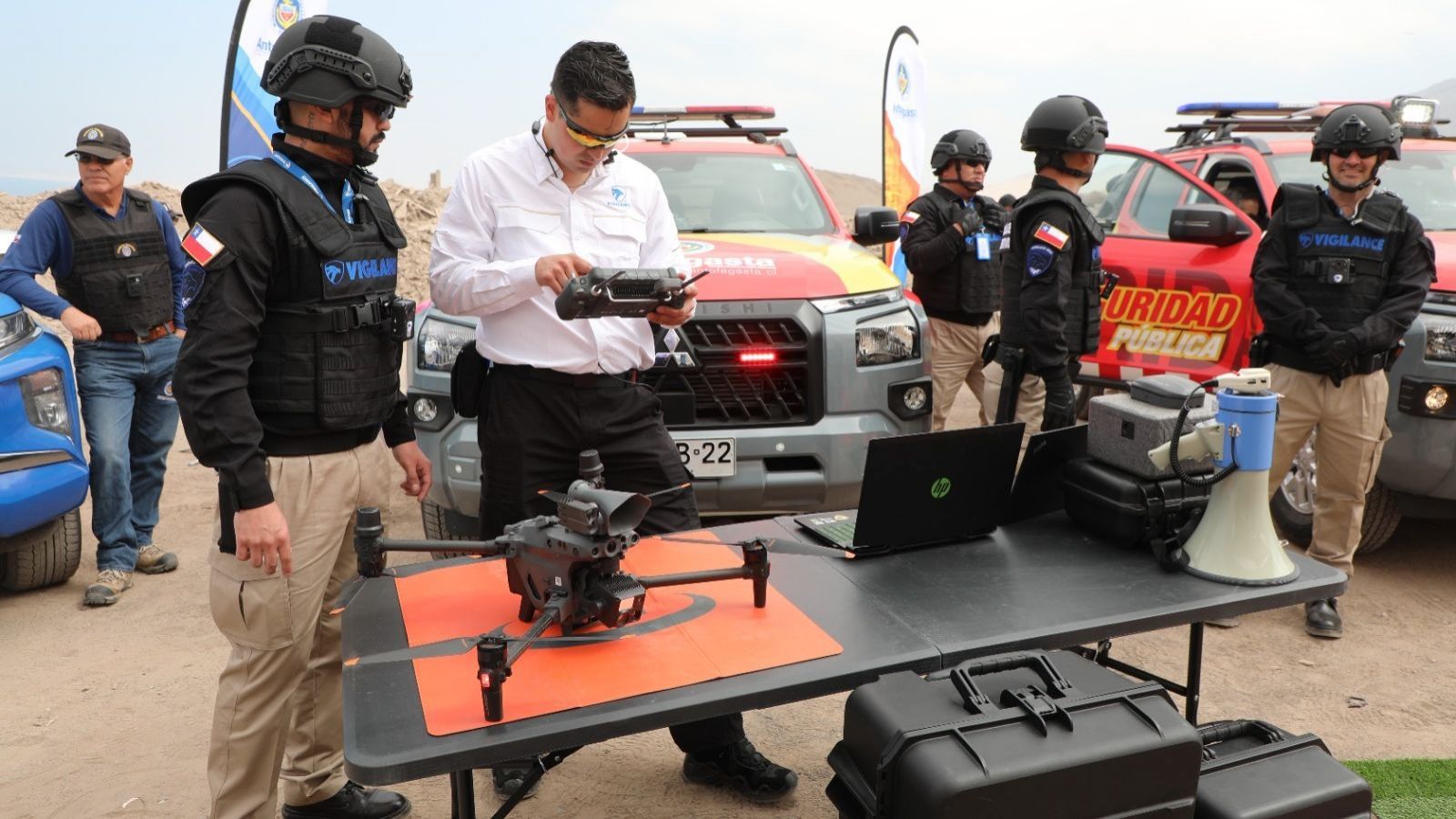 Drones para vigilancia en Antofagasta