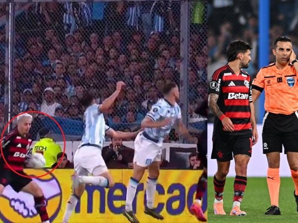 Piero Maza fue blanco de críticas por su desempeño en la semifinal de Copa Libertadores entre Racing y Flamengo