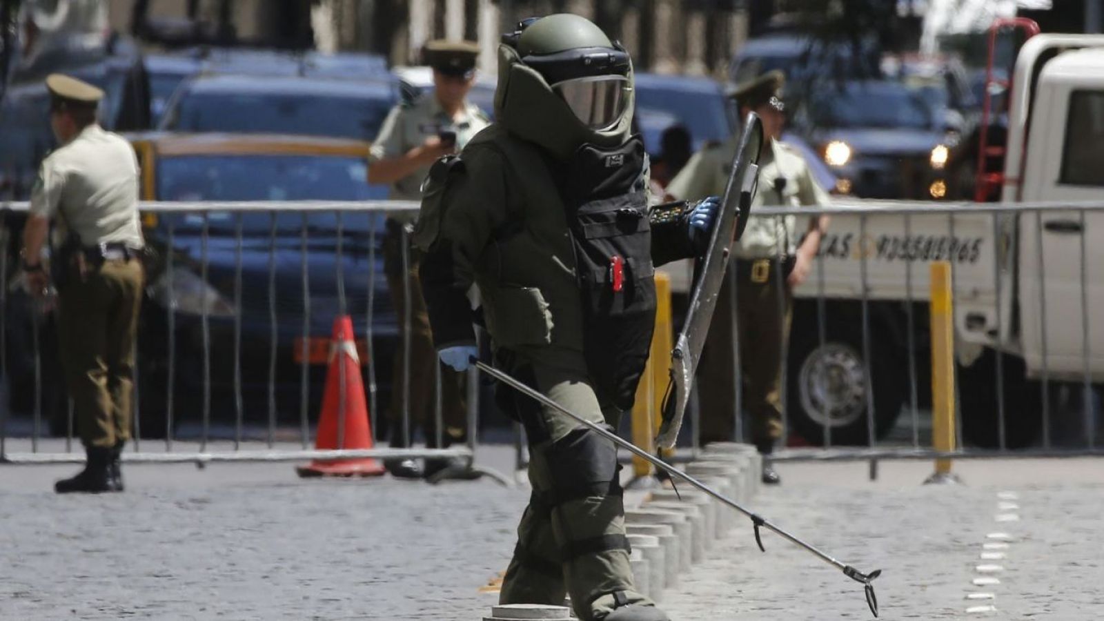 Operativo policial por explosivo