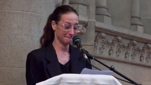 Amparo Noguera en misa fúnebre