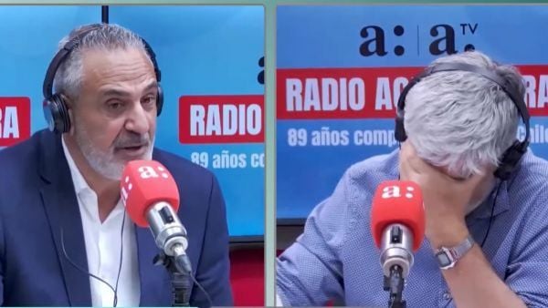 Pablo Milad, presidente de la ANFP, conversa con el periodista de Radio Agricultura, Juan Cristóbal Guarello