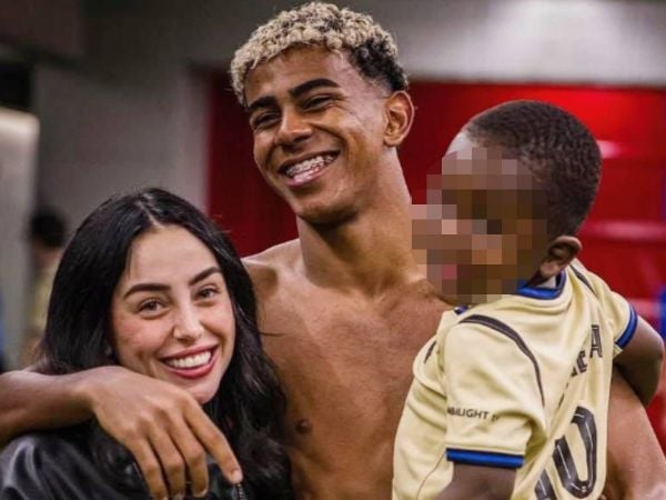 Nicki Nicole junto a Lamine Yamal