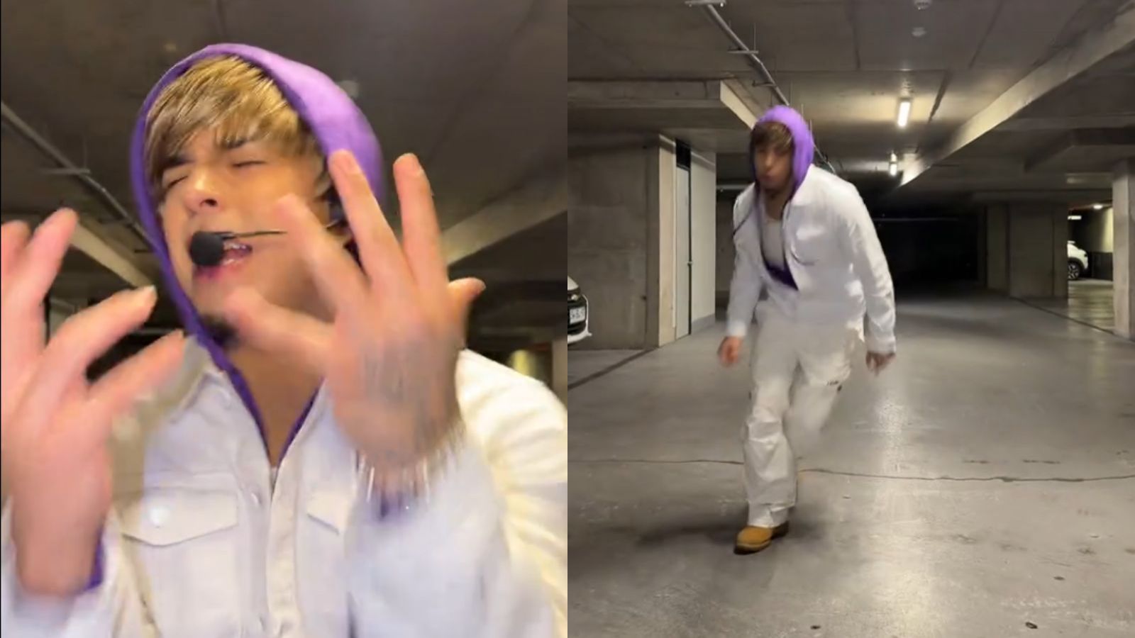 Young Cister se toma Halloween con disfraz de Justin Bieber