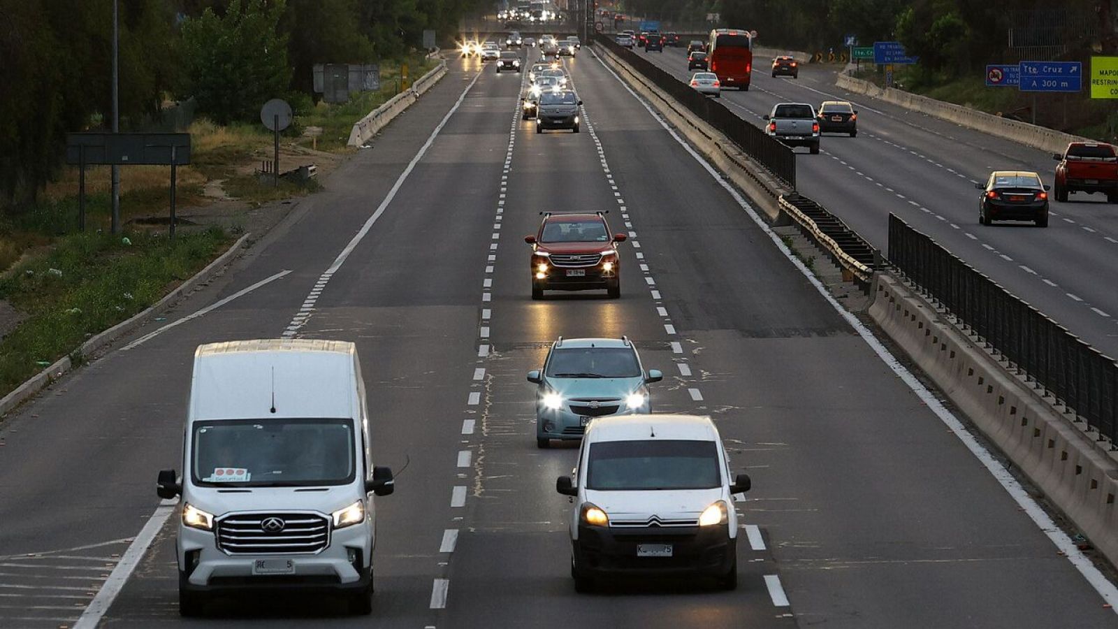 Tránsito en fin de semana largo