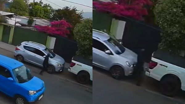 Portonazo en Recoleta