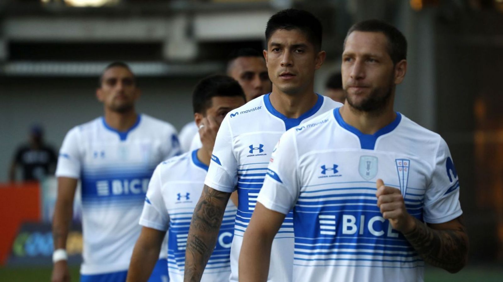 Valber Huerta con la camiseta de Universidad Católica