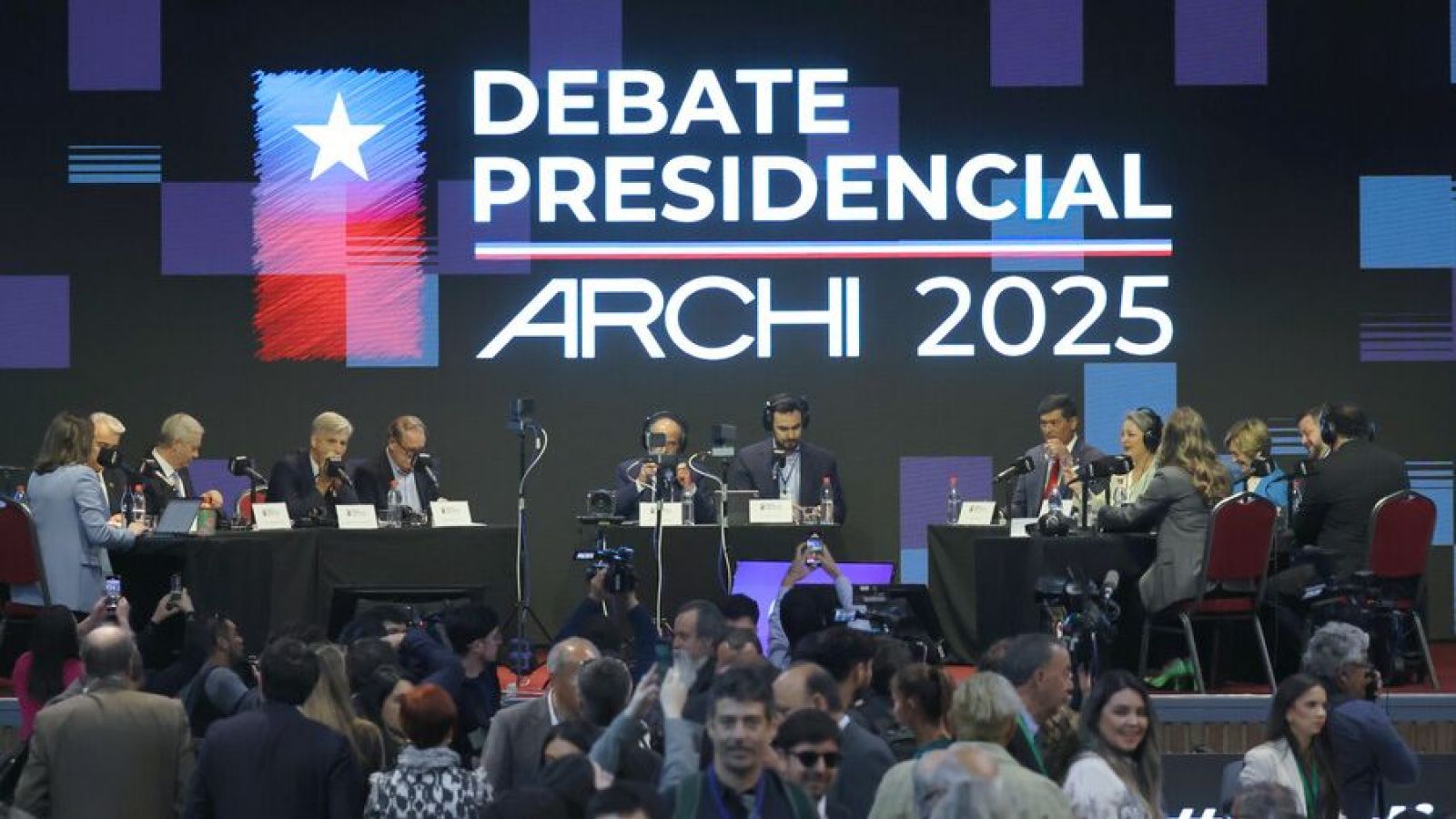 Los 8 candidatos darán vida al debate presidencial Archi