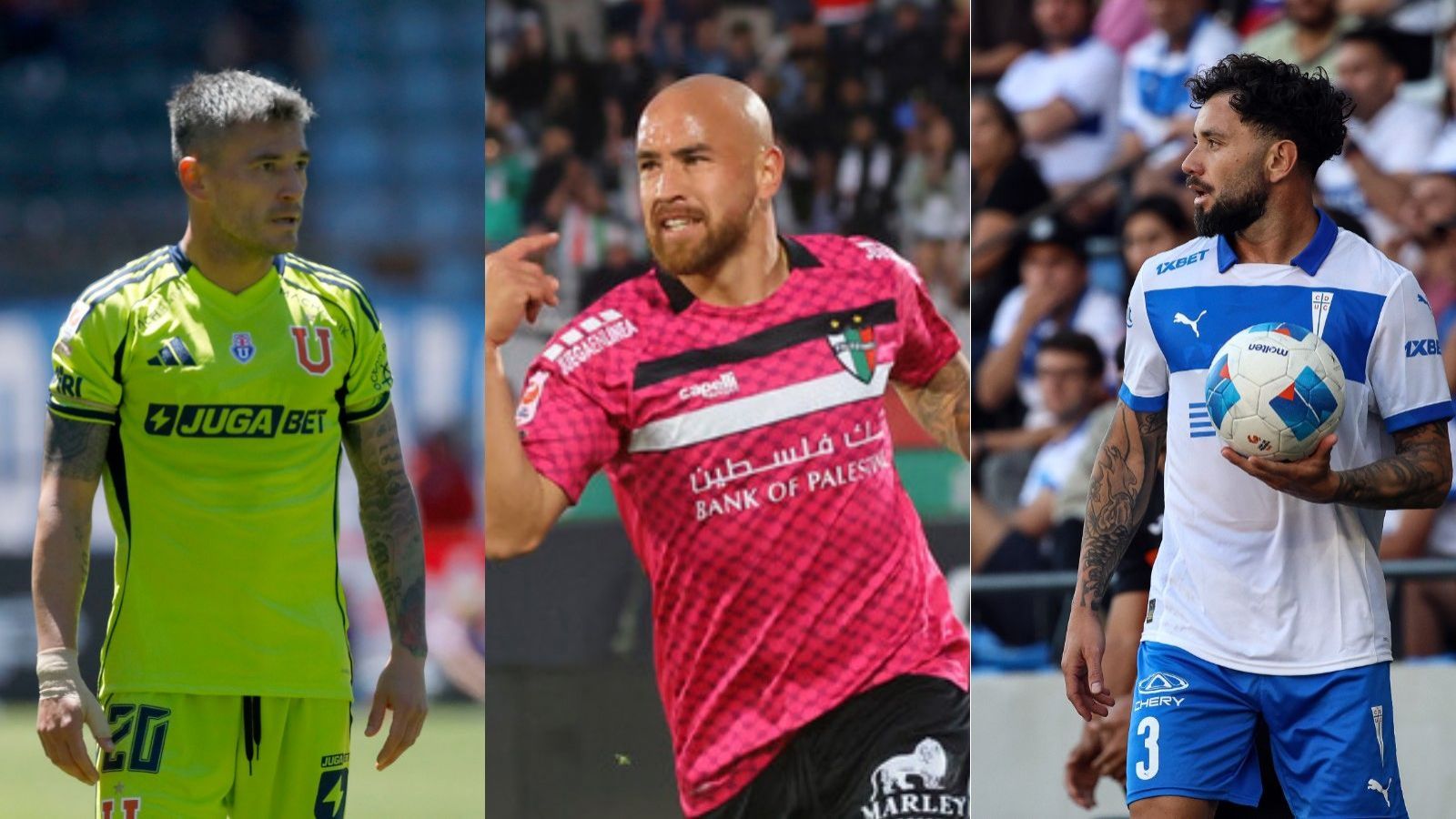 Palestino quedó mirando de reojo el "Chile 3" y la U cayó otro puesto en la zona de clasificación. La UC se complica en el "Chile 2".