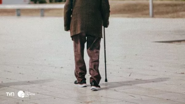 Adulto mayor caminando para evitar Alzheimer.