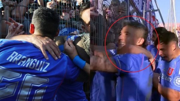 Charles Aránguiz conmovió a los hinchas tras darse tiempo de saludarlos en plena celebración