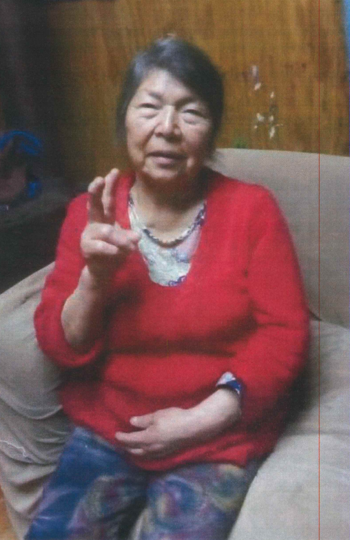 Julia Chuñil el día de su desaparición