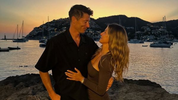 Robert Lewandowski fue blanco de burlas en la selección polaca por fotos de su esposa