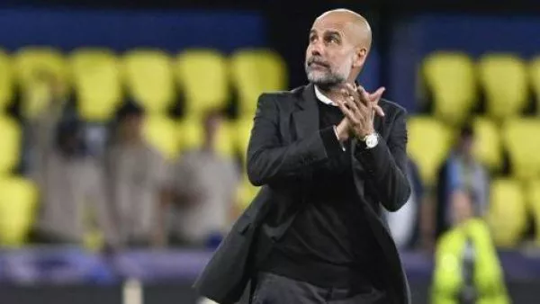 Josep Guardiola, técnico del Manchester City