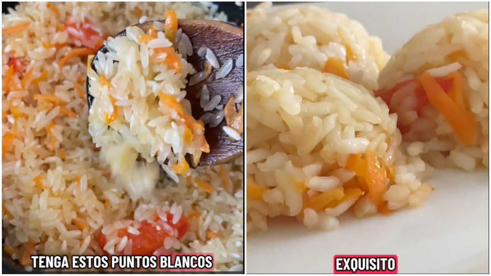 Joven muestra técnica para cocinar arroz usando solo 5 minutos de gas