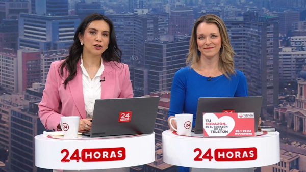 Valentina Reyes y Carla Zunino en 24 Horas Tu Mañana.