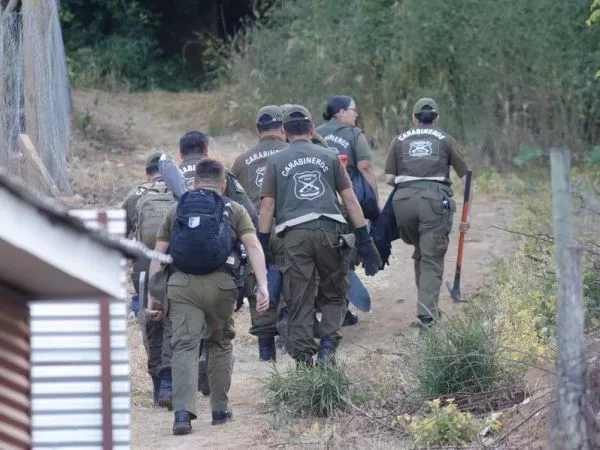 Búsqueda de cuerpos en San Vicente de Tagua Tagua