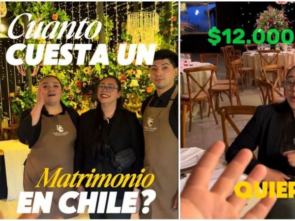 Banquetera reveló cuánto cuesta un matrimonio en Chile