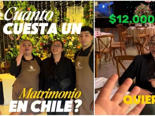 Banquetera reveló cuánto cuesta un matrimonio en Chile