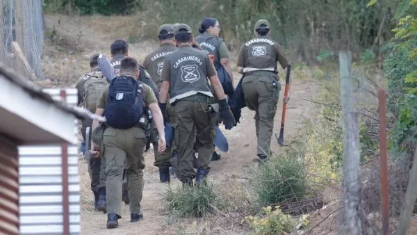 Búsqueda de cuerpos en San Vicente de Tagua Tagua