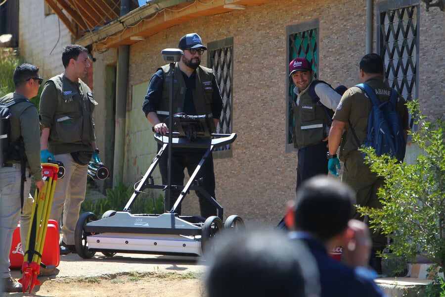 Búsqueda de cuerpos en predio de San Vicente de Tagua Tagua