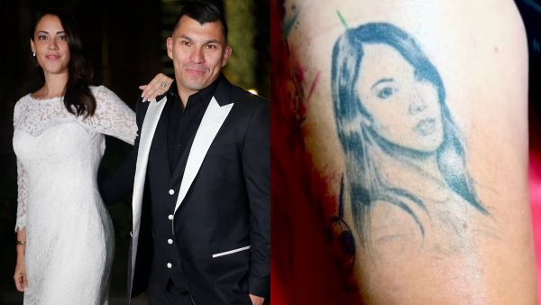 Gary Medel se cubrió el tatuaje dedicado a su ex esposa Cristina Morales