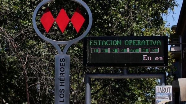 Metro de Santiago. Horario en elecciones 2025